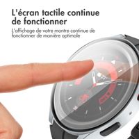 imoshion Coque rigide à couverture complète Samsung Galaxy Watch 6 - 40 mm - Argent