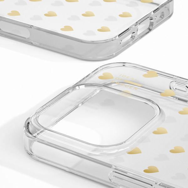 iDeal of Sweden Coque Clear MagSafe Apple iPhone 16 Pro - Golden Hearts