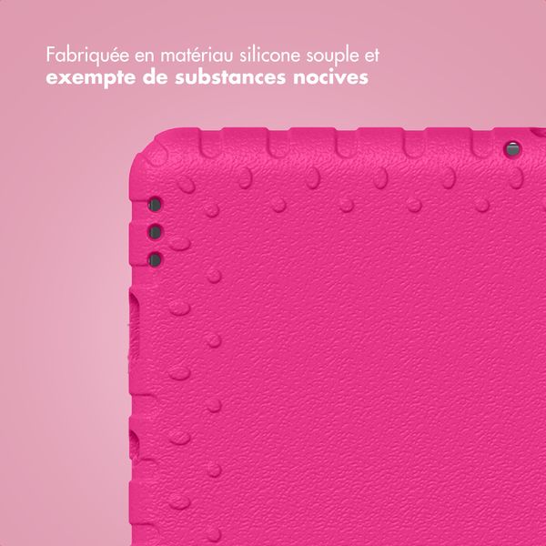 imoshion Coque kidsproof avec poignée Samsung Galaxy Tab A11 / A9 8.7 pouces - Rose