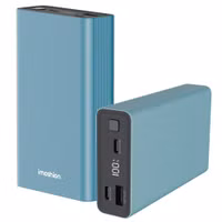 imoshion Ultra Series Aluminium Batterie externe 20.000 mAh - Charge rapide jusqu'à 33 watts - Petrol Green