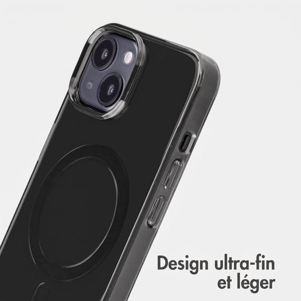 Accezz Lite coque arrière avec MagSafe Apple iPhone 14 - Smokey Clear