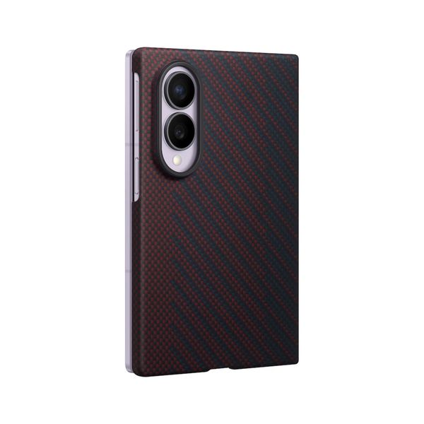 Samsung Coque Carbon Magnet Samsung Galaxy Z Fold 8 - Red