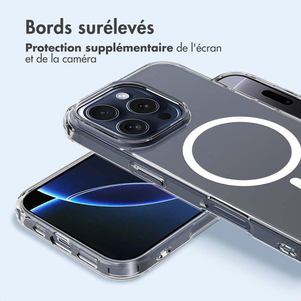 imoshion Coque arrière de protection avec MagSafe Apple iPhone 16 Pro Max - Transparent