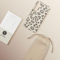 Selencia Coque Sabi imprimé panthère avec MagSafe Samsung Galaxy S25 - Soft Ivory
