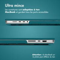 imoshion Coque rigide Apple MacBook Air 13 pouces (2018-2020) - Petrol Green