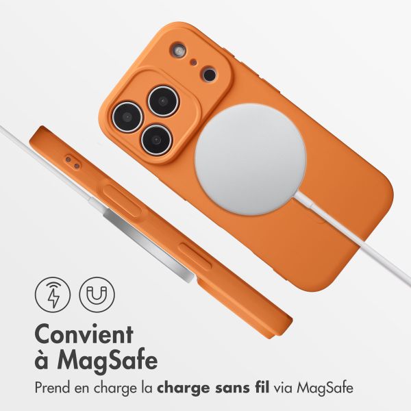imoshion Coque Couleur avec MagSafe Apple iPhone 17 Pro - Orange