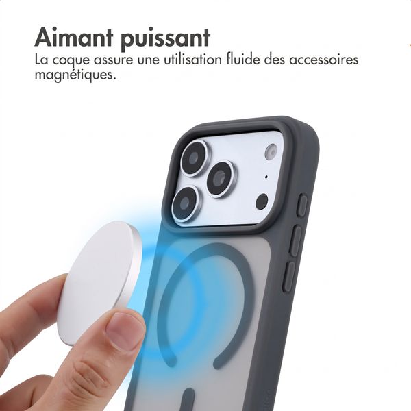 imoshion Coque Color Guard avec MagSafe Apple iPhone 18 Pro / 17 Pro - Gris