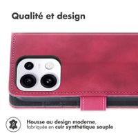 imoshion Etui de télephone portefeuille avec cordon Oppo Reno 16 / 16 Pro - Rouge