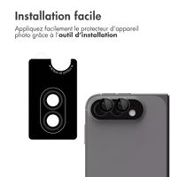 imoshion Protection caméra en verre lot de 2 Apple iPhone Duo - Noir