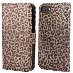 imoshion Étui de télephone portefeuille Design Apple iPhone SE (2022 / 2020) / 8 / 7 / 6(s) - Leopard Mood