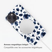 Selencia Coque arrière Vivid avec MagSafe Apple iPhone 13 - Midnight Blossom