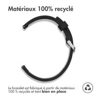 imoshion Bracelet sport silicone  - Connexion universelle 24 mm - Black / Grey