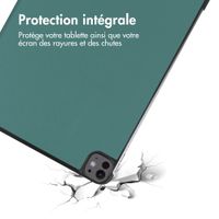 imoshion Coque tablette Trifold Apple iPad Pro 13 (2025) M5 / (2024) M4 - Vert foncé