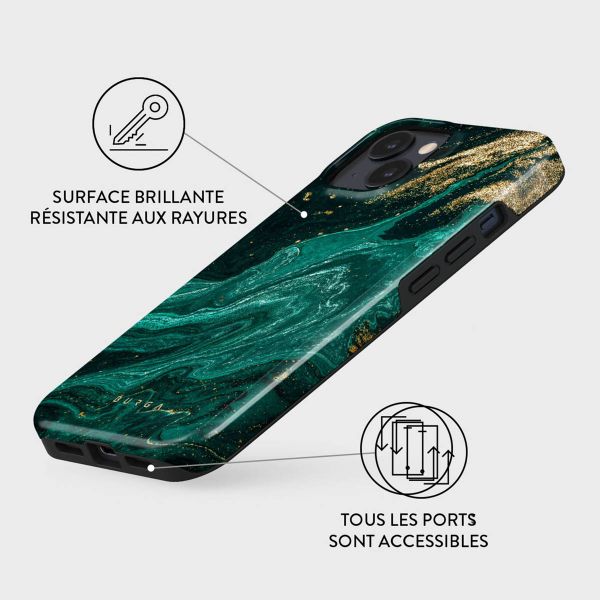 Burga Coque Tough MagSafe Apple iPhone 13 - Emerald Pool