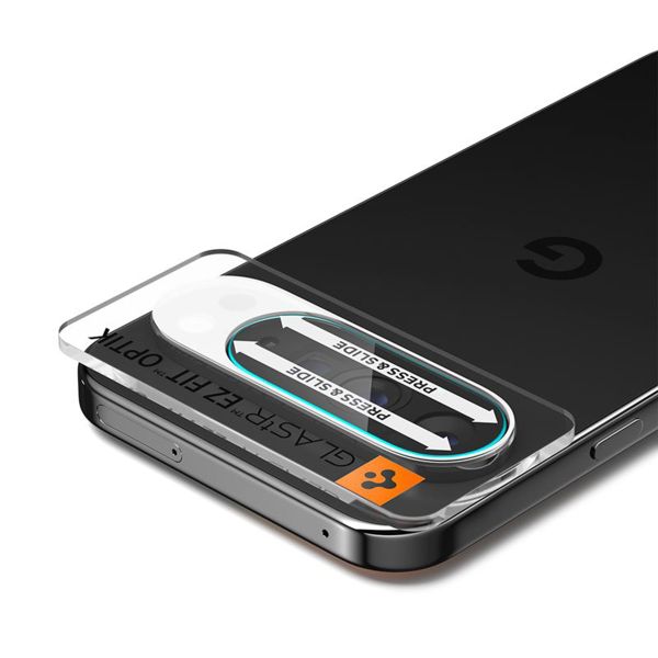 Spigen Optik Pro EZ Fit Lens Protector - Protection d'objectif de caméra (lot de 2) Google Pixel 10 Pro - Crystal Clear