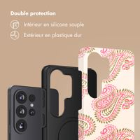 Selencia Coque arrière Vivid Samsung Galaxy S26 Ultra - Paisley Blush