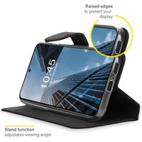 Accezz Étui de télephone Wallet Motorola Edge 20 - Noir