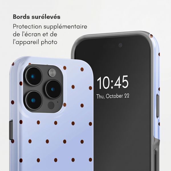 Selencia Coque arrière Vivid avec MagSafe Apple iPhone 15 Pro - Happy Dots Digital Sky
