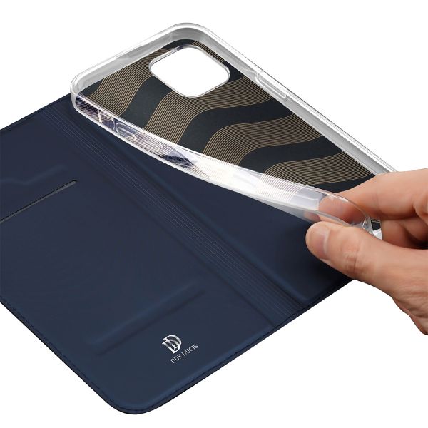 Dux Ducis Étui de téléphone Slim Apple iPhone 15 - Bleu foncé