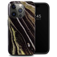Selencia Coque arrière Vivid Apple iPhone 15 Pro - Chic Marble
