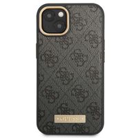 Guess Coque 4G Logo Monogram MagSafe Apple iPhone 14 - Noir