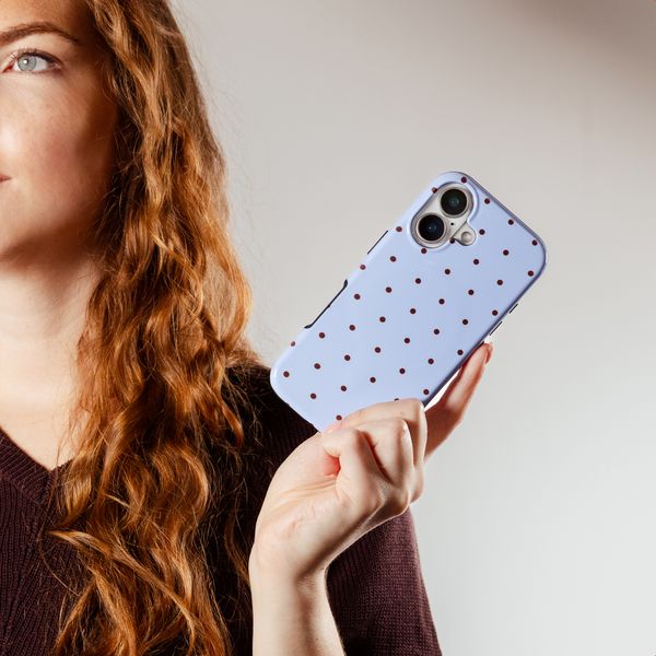 Selencia Coque arrière Vivid Apple iPhone 12 (Pro) - Happy Dots Digital Sky