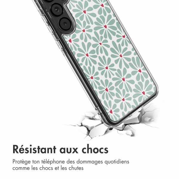 imoshion Coque Design Samsung Galaxy A55 - Bloom Love Sage Green