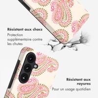Selencia Coque arrière Vivid Samsung Galaxy S26 - Paisley Blush