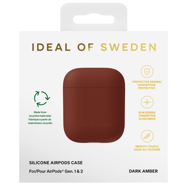 iDeal of Sweden Coque Silicone Apple AirPods 1 / 2 - Dark Amber