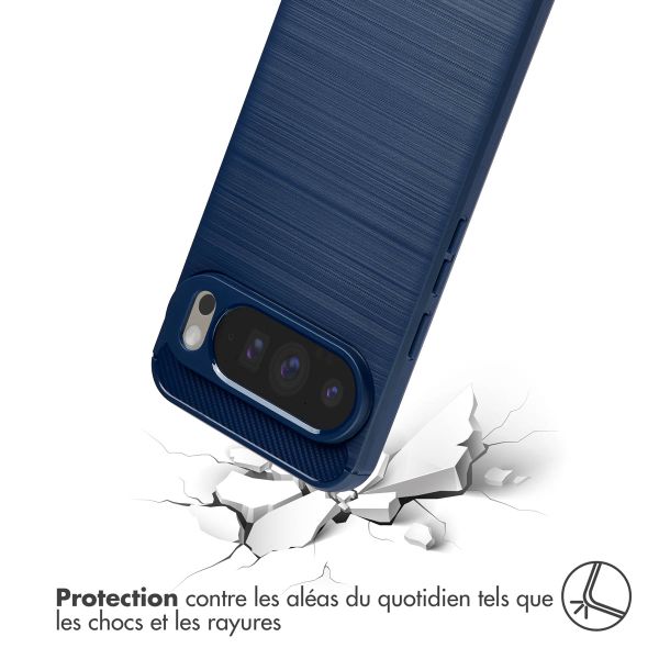 imoshion Coque Brushed Google Pixel 10 Pro XL - Bleu foncé