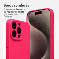 imoshion Coque Couleur avec MagSafe Apple iPhone 16 Pro Max - Neon Pink