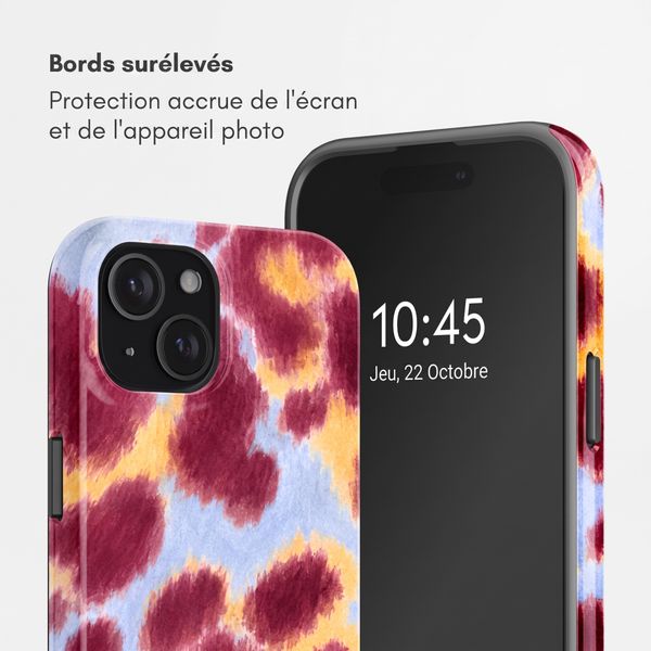 Selencia Coque arrière Vivid Apple iPhone 15 - Rebel Crush