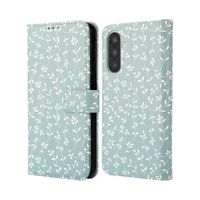 imoshion Étui de télephone portefeuille Design Samsung Galaxy A26 - Smoke Green Flowers