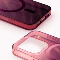 iDeal of Sweden Coque Clear MagSafe Apple iPhone 16 Pro - Cherry Lacquer