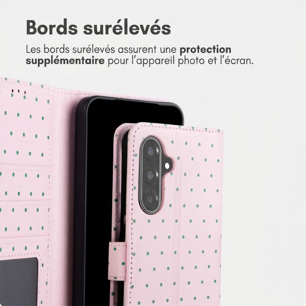 imoshion Étui de télephone portefeuille Design Samsung Galaxy A57 (5G) - Happy Dots