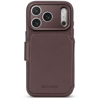 Decoded Portefeuille détachable 2 en 1 en cuir MagSafe Apple iPhone 18 Pro / 17 Pro - Chocolate Brown