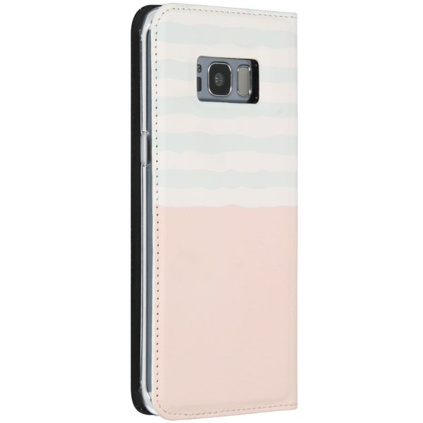 Concevez votre propre housse portefeuille Samsung Galaxy S8 - Blanc