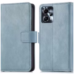 imoshion Étui de télephone portefeuille de luxe Motorola Moto G13 / G23 - Bleu clair