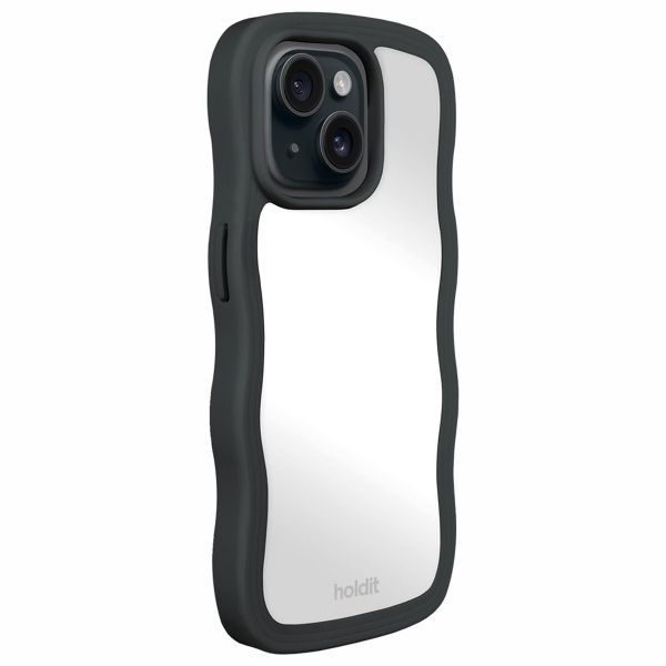Holdit Coque Wavy Apple iPhone 15 / 14 / 13 - Black / Mirror