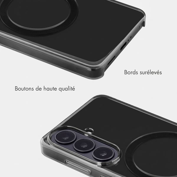 Accezz Lite coque arrière avec MagSafe Samsung Galaxy S26 - Smokey Clear