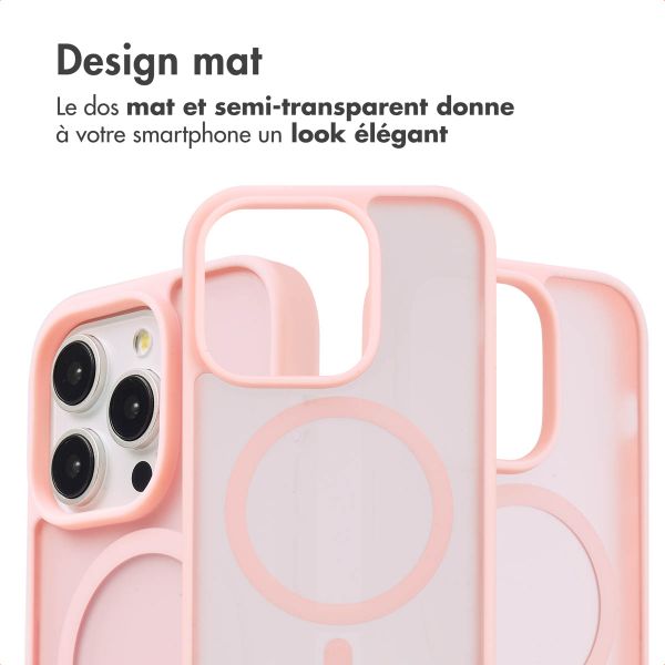 imoshion Coque Color Guard avec MagSafe Apple iPhone 14 Pro - Rose clair