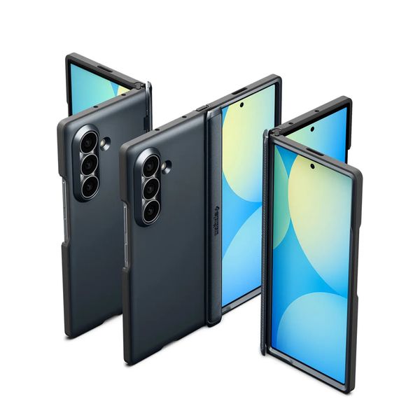 Spigen Coque Slim Armor MagSafe Samsung Galaxy Z Fold 8 Ultra - Metal Slate