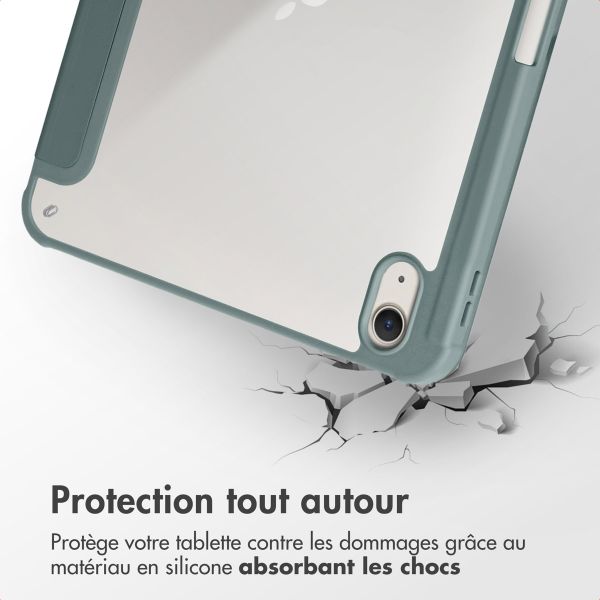 imoshion Coque tablette Origami Apple iPad 11 (2025) 11 pouces A16 / iPad 10 (2022) 10.9 pouces - Vert foncé