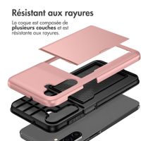 imoshion Coque arrière avec porte-cartes Samsung Galaxy A18 (4G) - Rose Gold