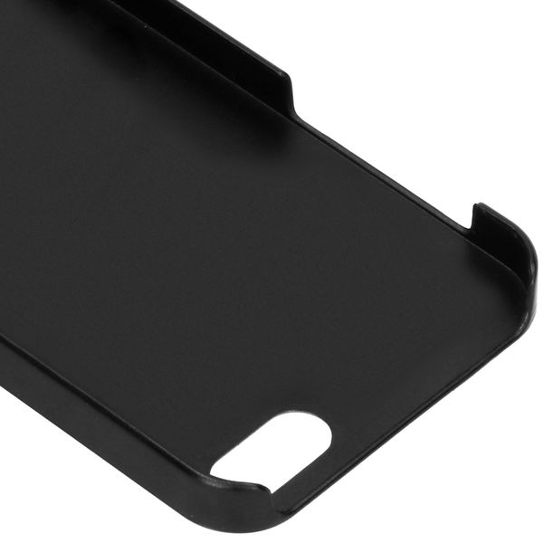 Concevez votre propre coque rigide Apple iPhone SE (2016) / 5 / 5s - Noir