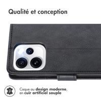 imoshion Étui de télephone portefeuille de luxe Oppo Reno15 Pro (5G) - Noir