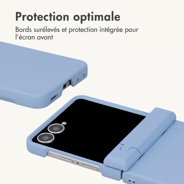 imoshion Color Backcover avec support Samsung Galaxy Z Flip 8 - Bleu clair