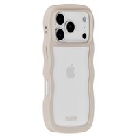 Holdit Coque Wavy Apple iPhone 17 Pro Max - Transparent / Light Beige