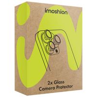 imoshion Lot de 2 protections d'objectif de caméra Apple iPhone 15 Pro / 15 Pro Max - Black Titanium