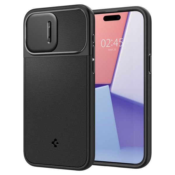 Spigen Optik Armor MagSafe Apple iPhone 15 Pro Max - Noir